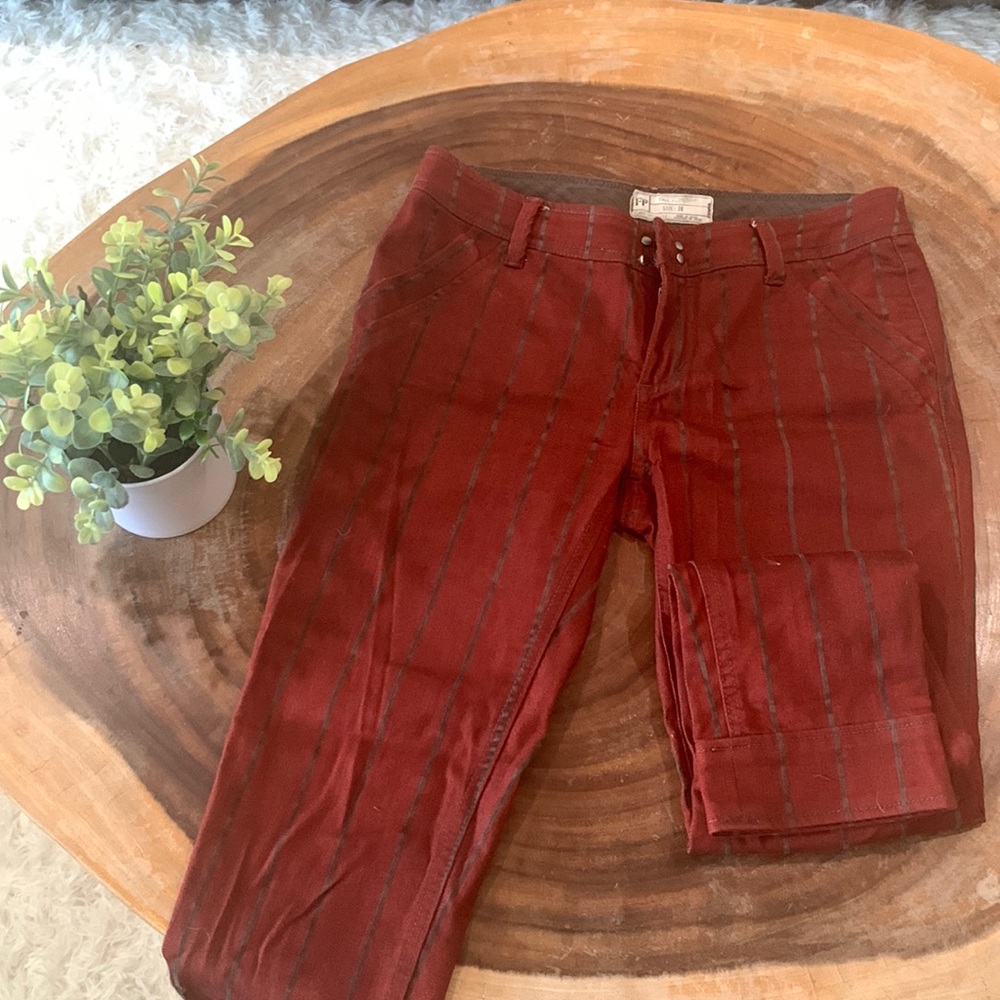 Free People Women’s Size 26 Striped Pants